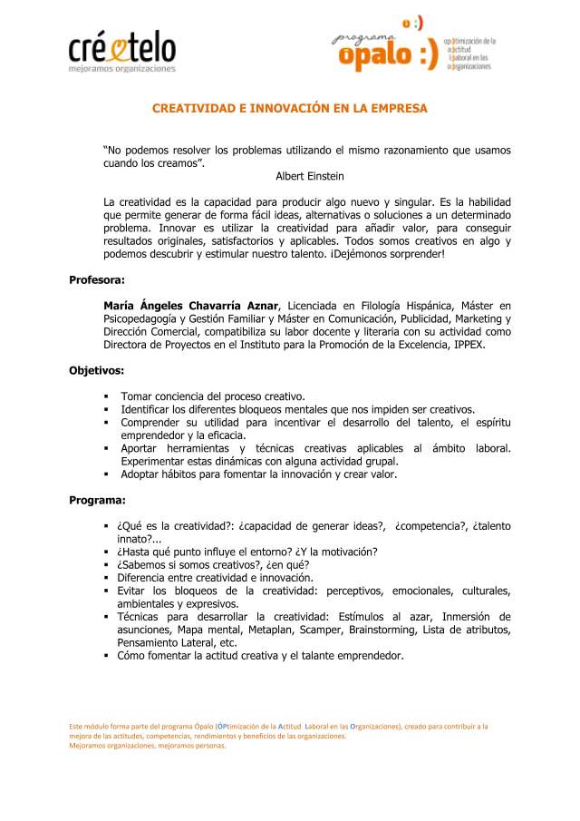 creatividad e innovación en la empresa