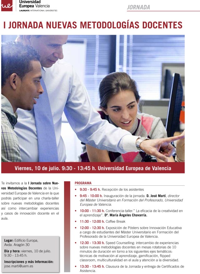 Jornada 10 julio María Ángeles Chavarría