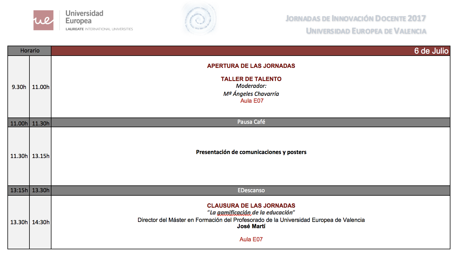 Jornadas de Innovación Docente