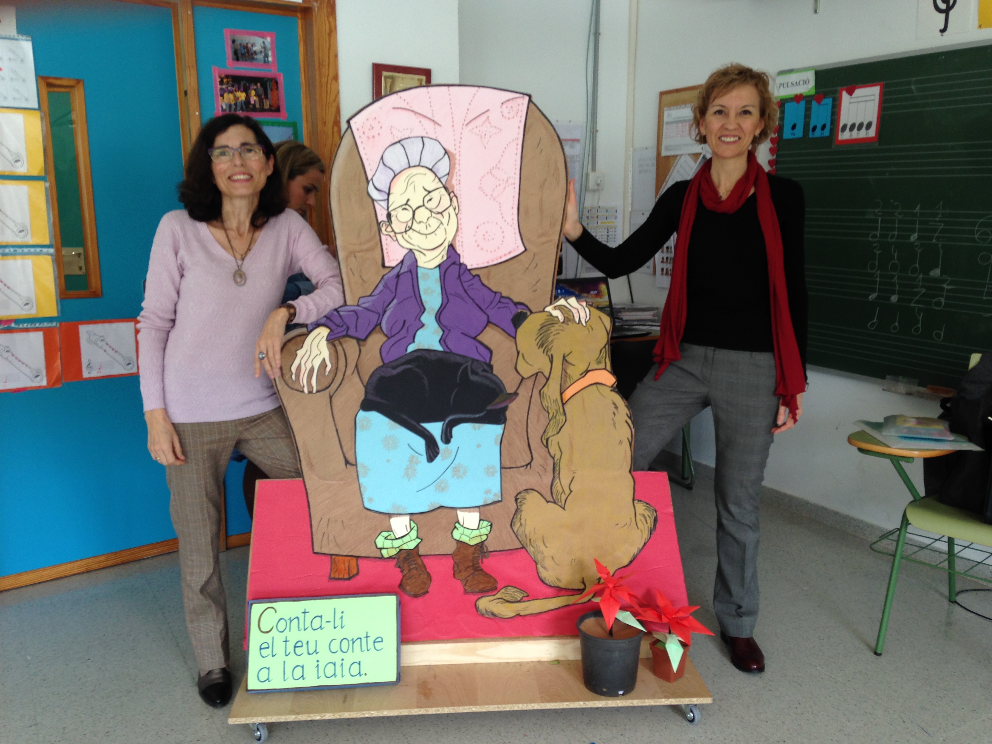 La iaia que escolta contes