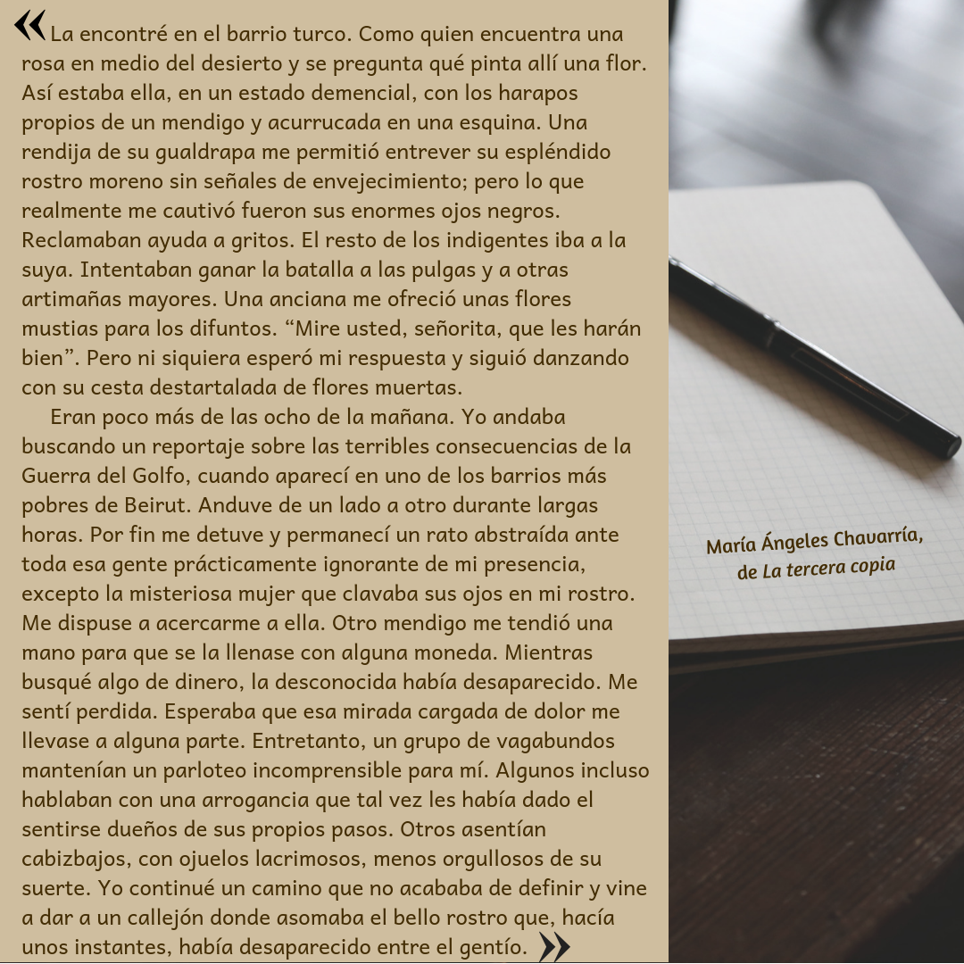 Encuentro inusual maria-angeles-chavarria