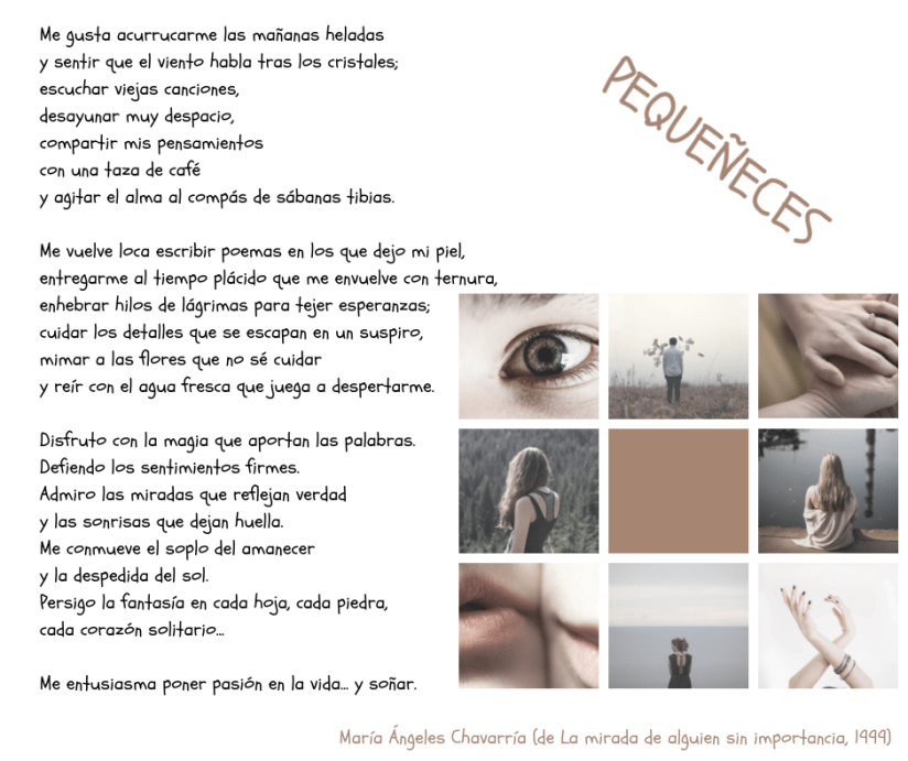 PEQUEÑECES maria-angeles-chavarria La mirada...