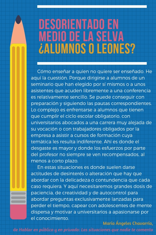 Enseñar a quien no quiere maria-angeles-chavarria