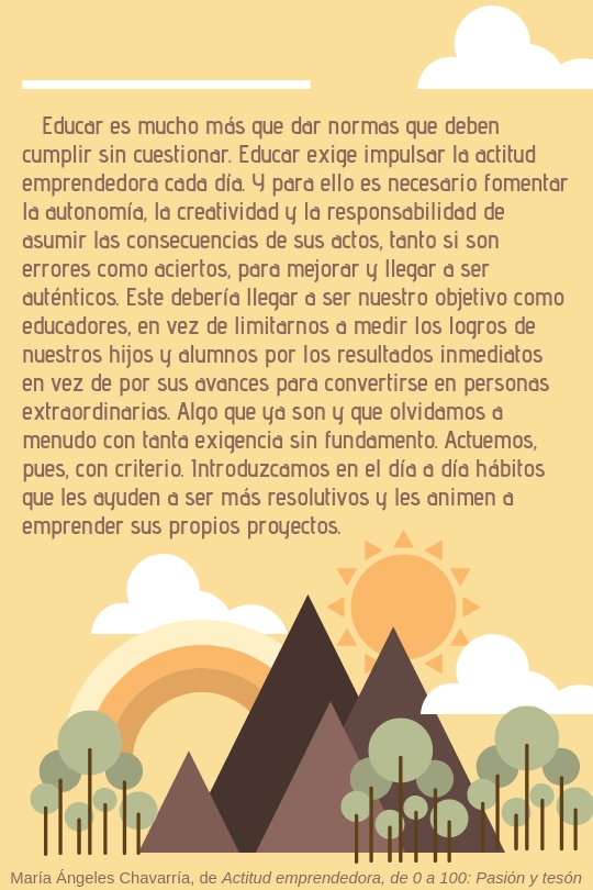 Educar en actitud emprendedora maria-angeles-chavarria