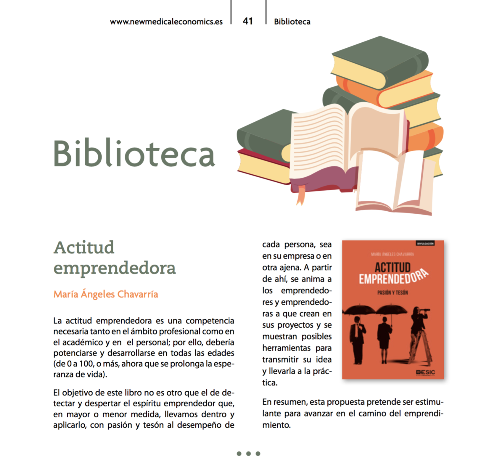 Actitud emprendedora María Ángeles Chavarría