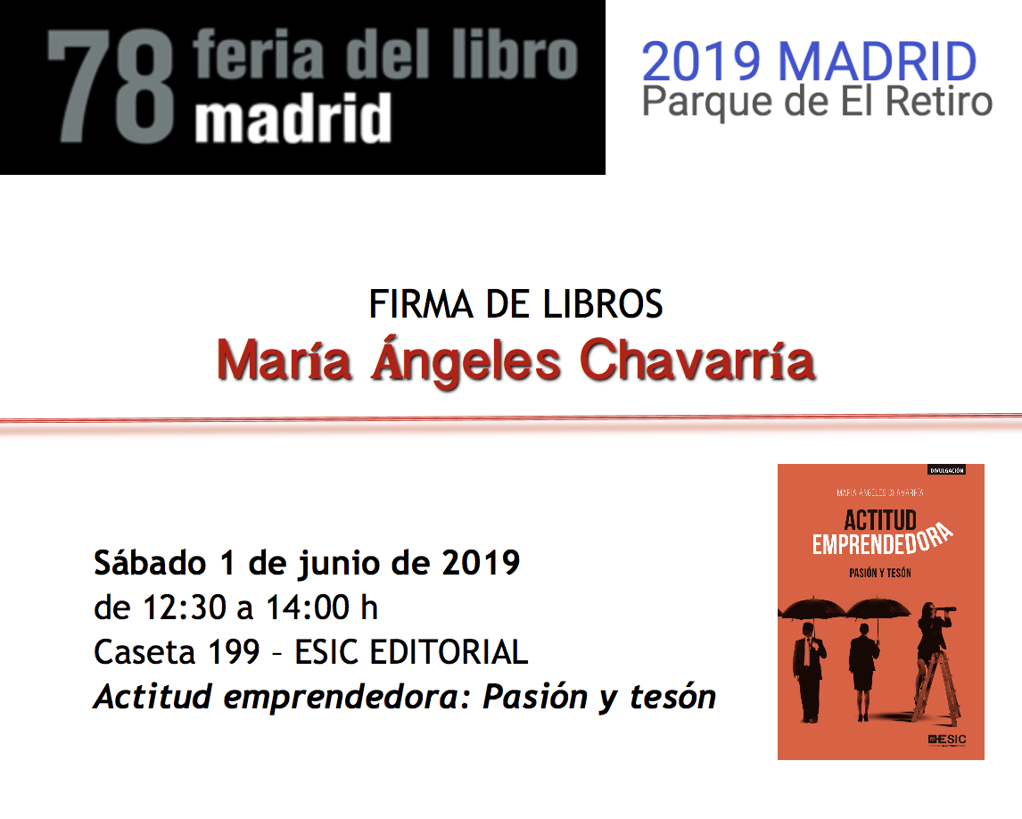 Firma M.A. Chavarría Feria Libro Madrid 2019