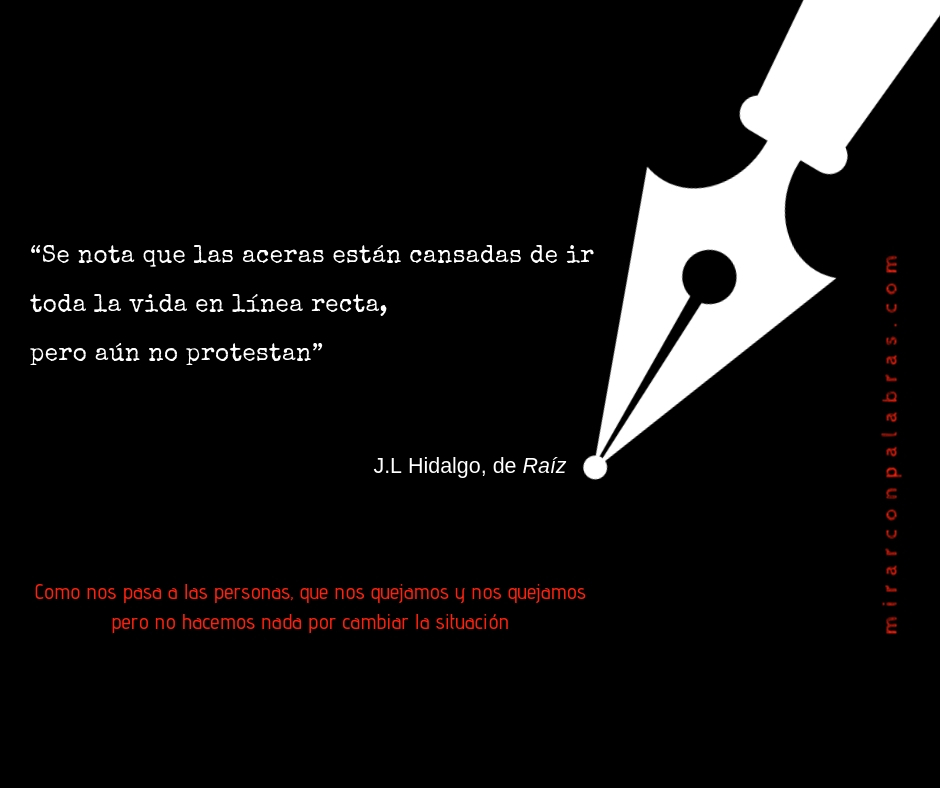 Se nota que las aceras (J.L.Hidalgo)