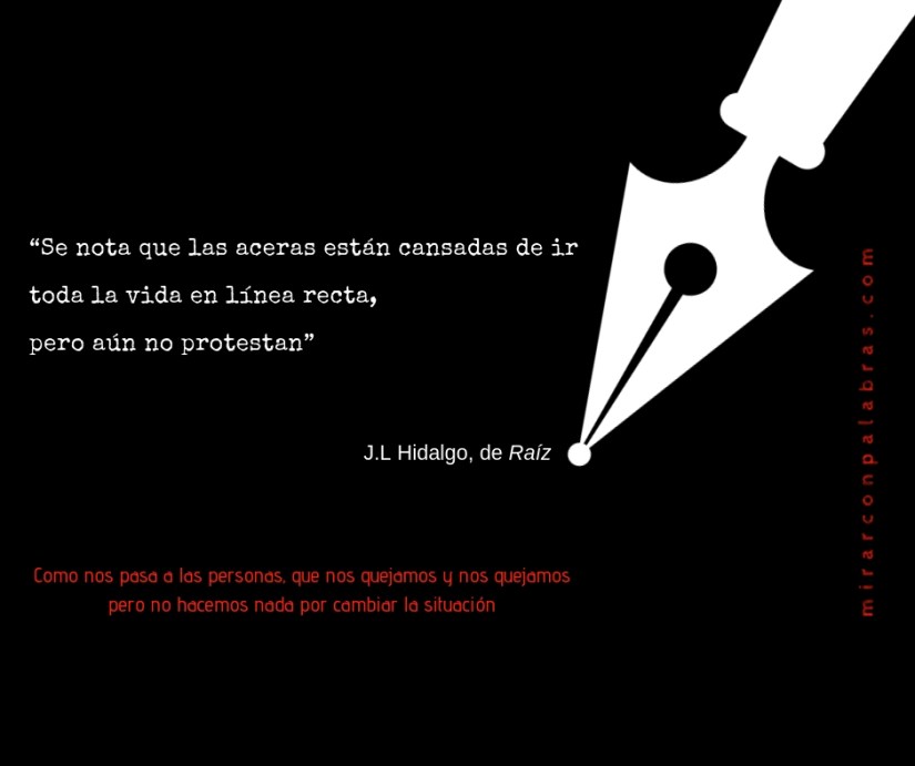 Se nota que las aceras (J.L.Hidalgo)