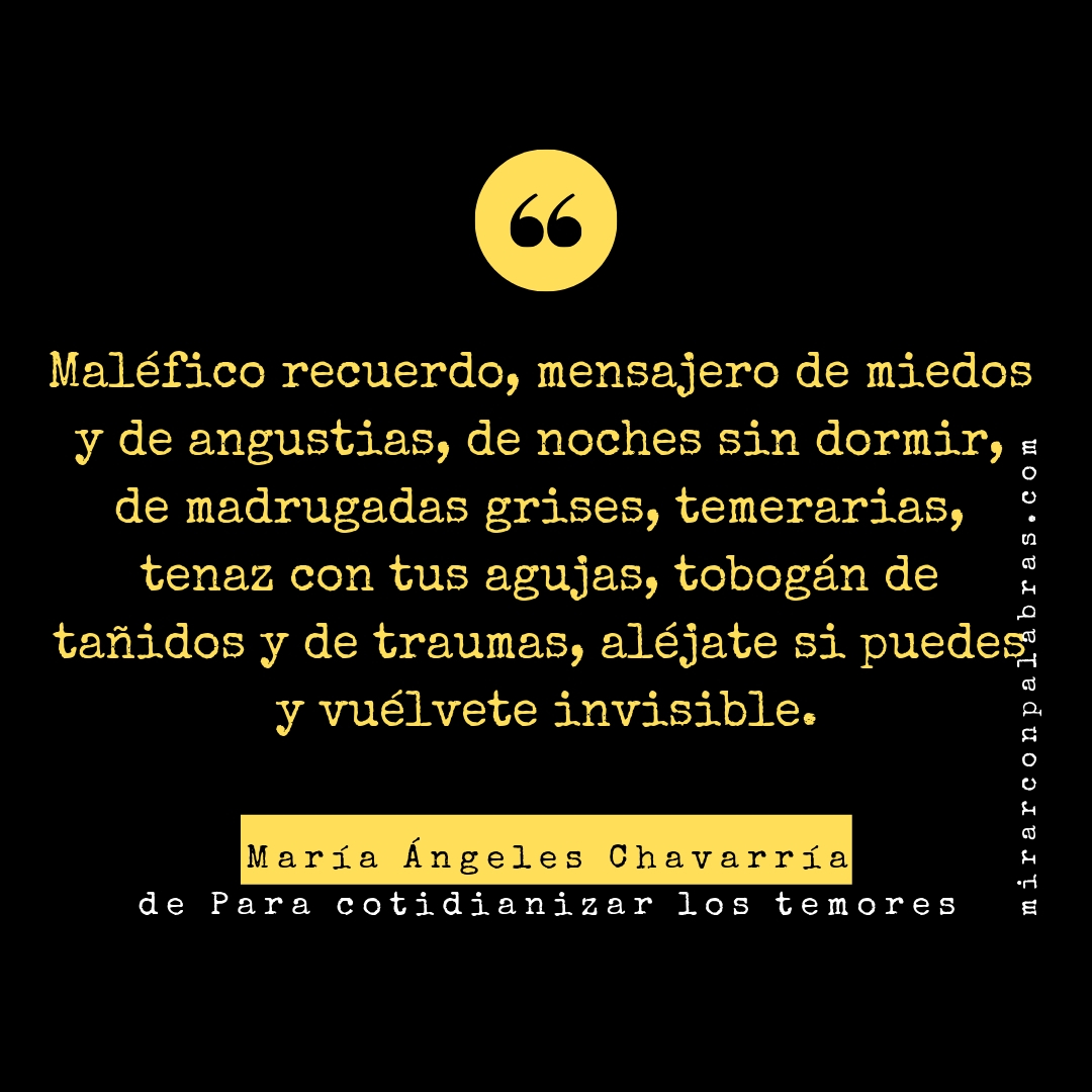 Maléfico recuerdo maria-angeles-chavarria